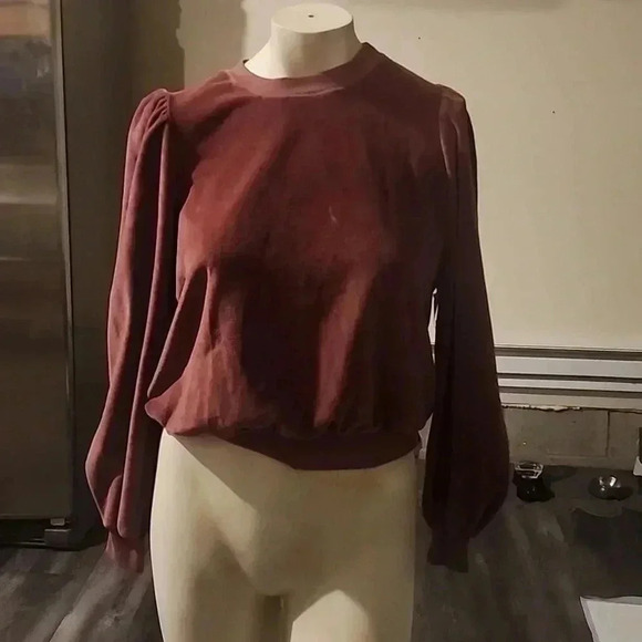 HONORINRE VELVET TOP SIZE XS - Picture 1 of 5